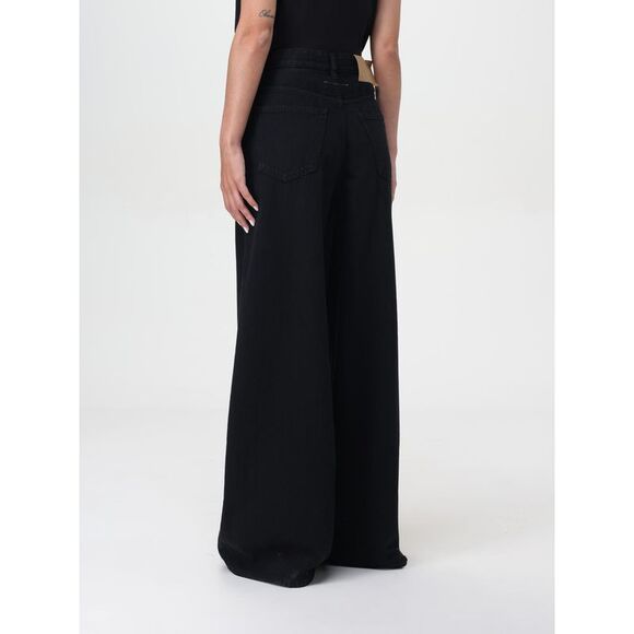 Mm6 Maison Margiela Jeans Woman Black - Picture 3 of 5